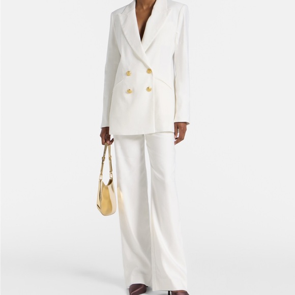 Veronica Beard Jude Pant Size 4 white Linen - Picture 2 of 16